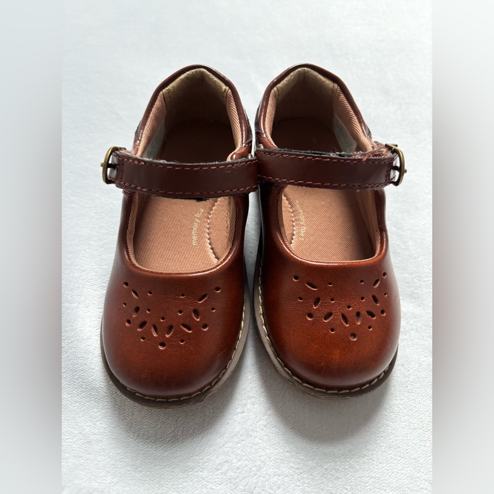 Stride Rite Mara Mary Janes Toddler Size 7 Wide Brown